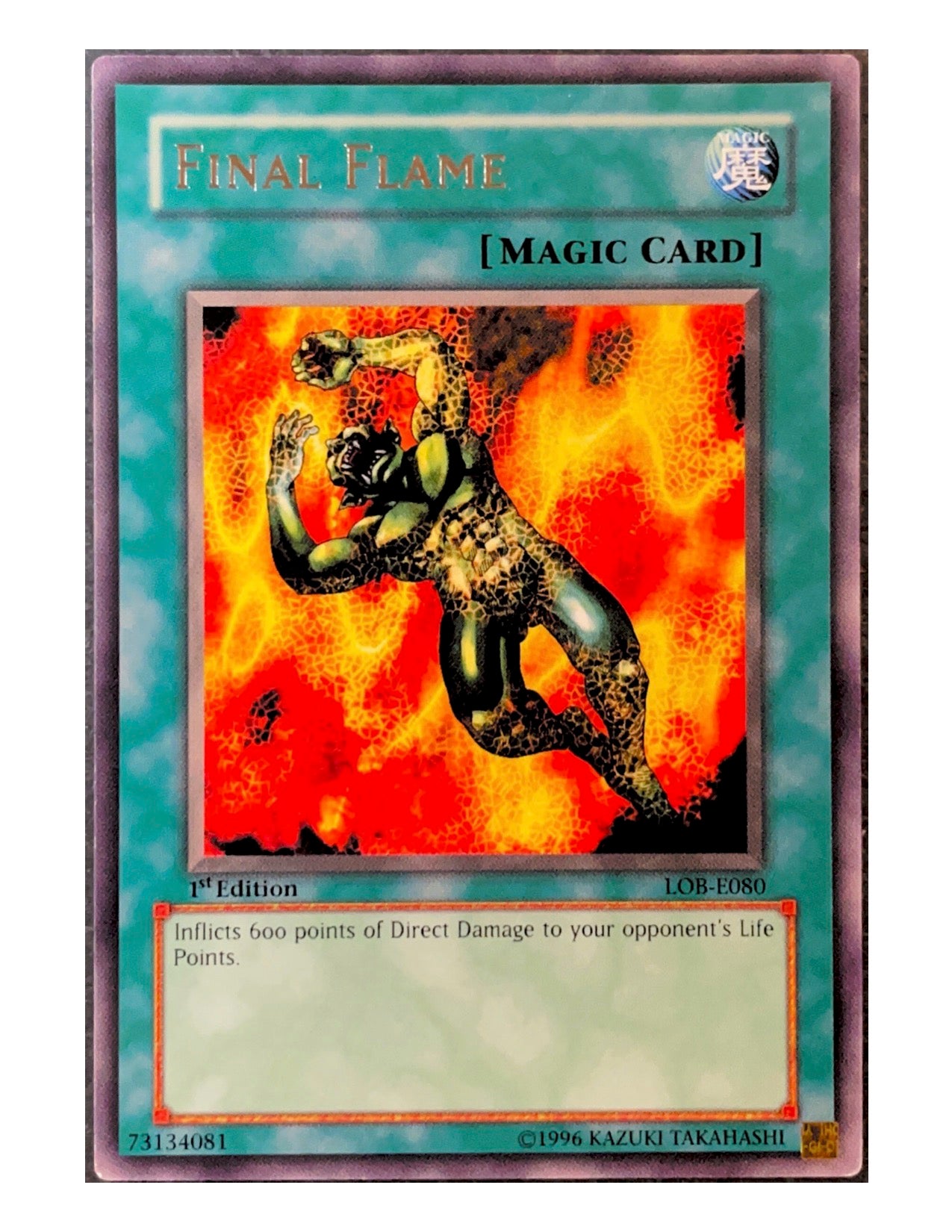 Final Flame LOB-E080 Rare - 1st Edition