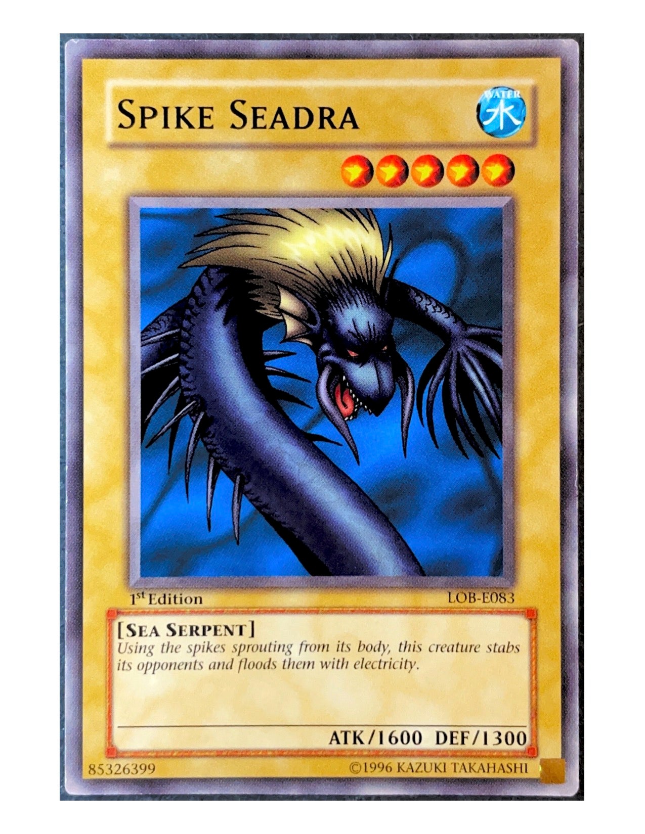 Spike Seadra LOB-E083 Common - 1st Edition