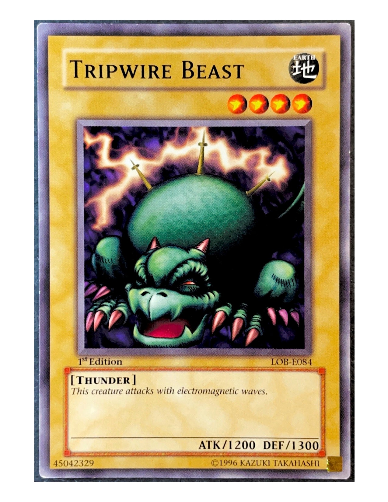 Tripwire Beast LOB-E084 Common - 1st Edition