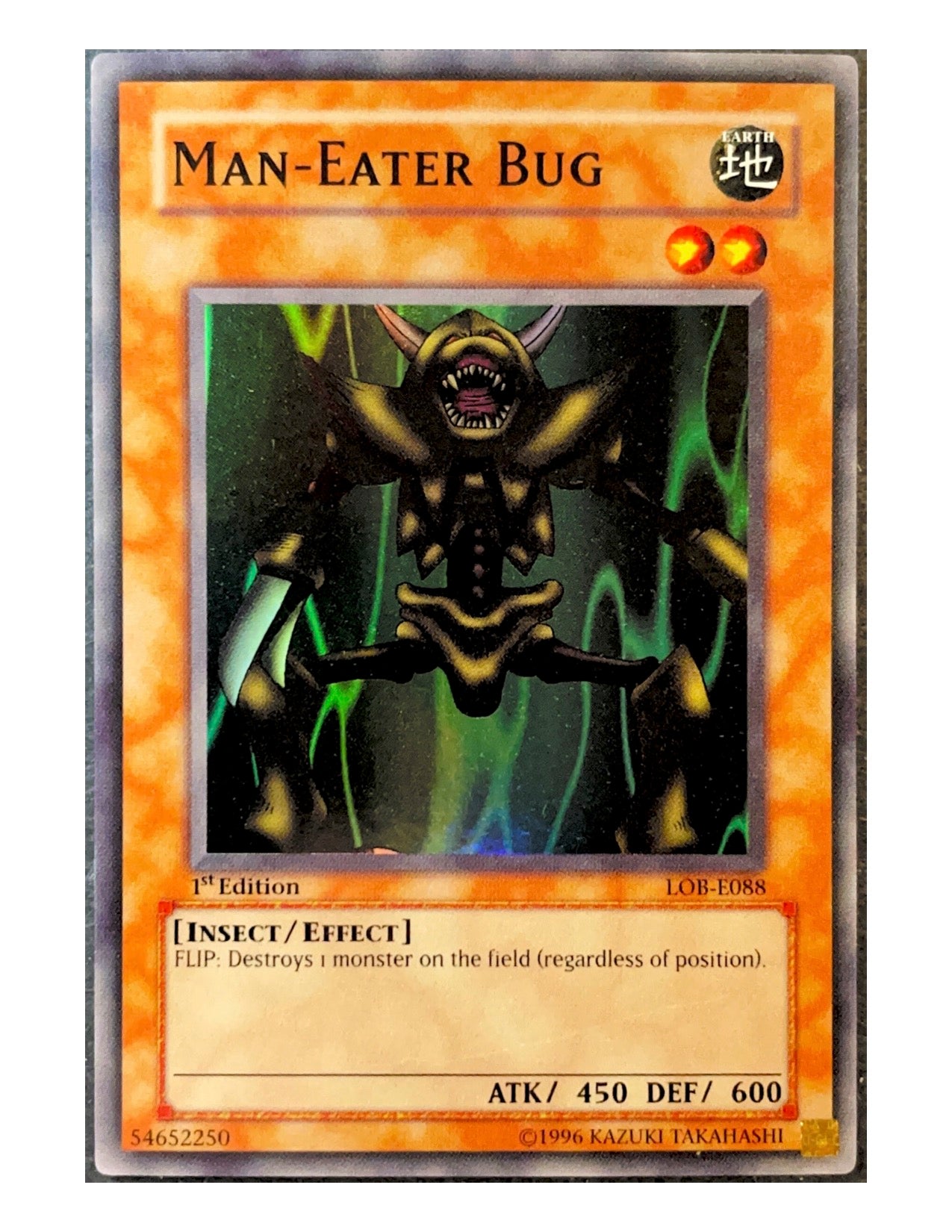 Man-Eater Bug LOB-E088 Super Rare - 1st Edition