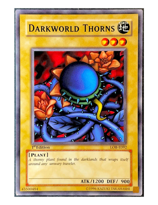 Darkworld Thorns LOB-E092 Common - 1st Edition