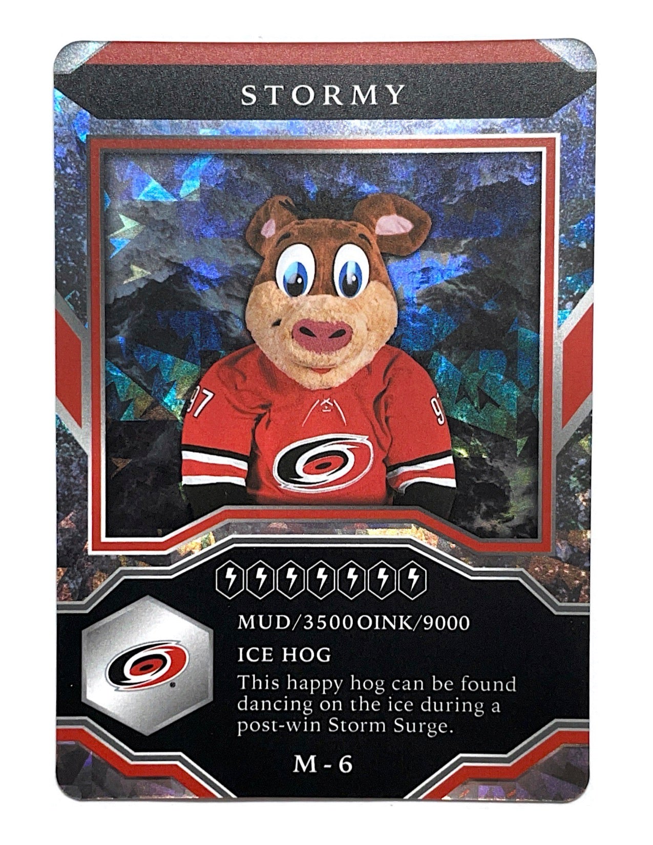 Stormy 2021-22 Upper Deck MVP Mascots Sparkle Variation #M-6