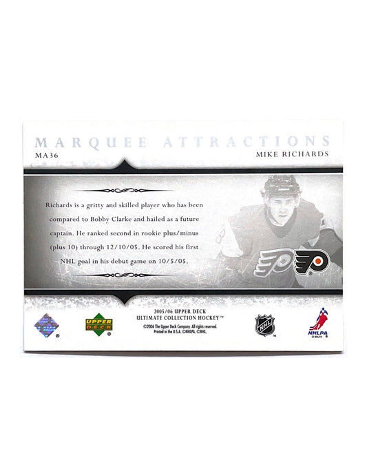 Mike Richards 2005-06 Upper Deck Ultimate Collection Marquee Attractions #MA36 - 193/250