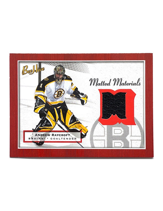 Andrew Raycroft 2005-06 Upper Deck Bee Hive Matted Materials Jersey #MM-AR