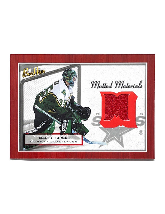 Marty Turco 2005-06 Upper Deck Bee Hive Matted Materials Jersey #MM-MT