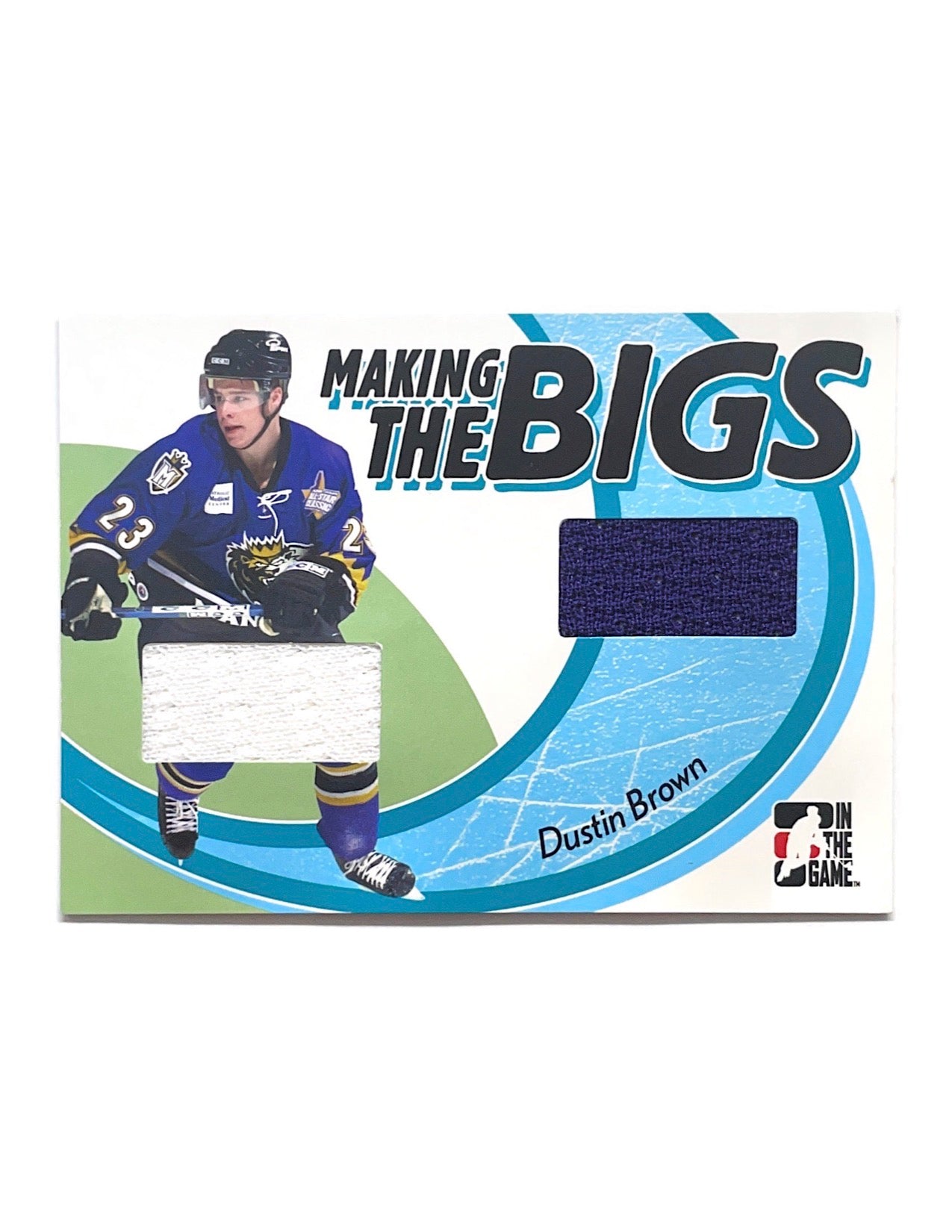 Dustin Brown 2005-06 In The Game Making The Bigs Jersey #MTB-11