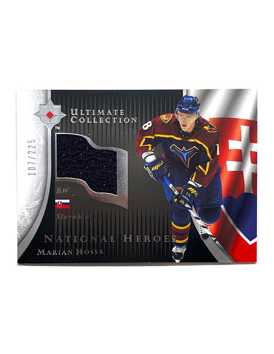 Marian Hossa 2005-06 Upper Deck Ultimate Collection National Heroes Jersey #NHJ-HO - 107/225