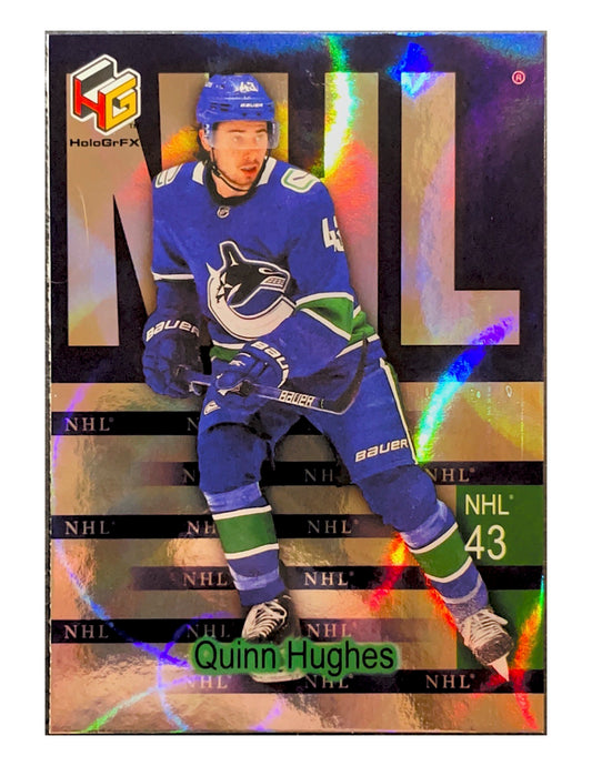 Quinn Hughes 2020-21 Upper Deck Extended Series HoloGrFX NHL #NHL-10