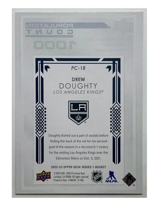 Drew Doughty 2022-23 Upper Deck Series 1 Pop Count 1000 #PC-18
