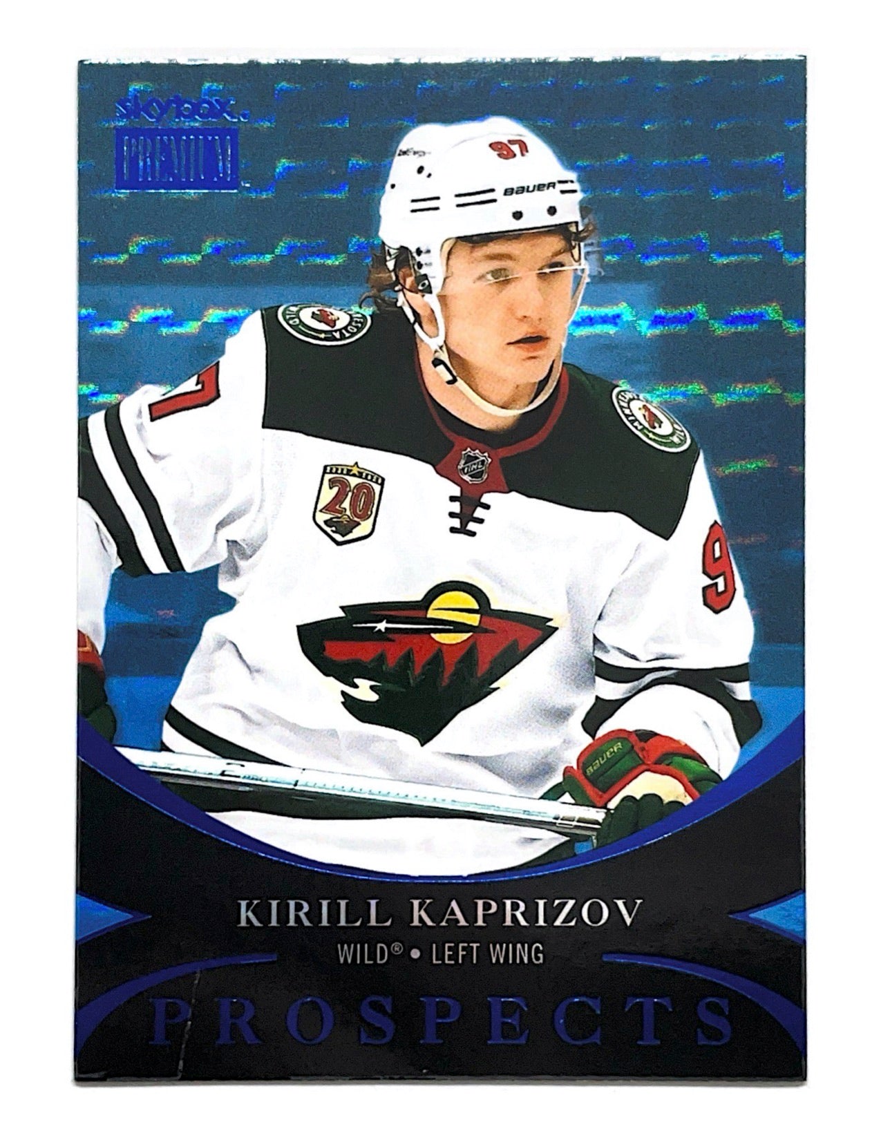 Kirill Kaprizov 2020-21 Upper Deck Skybox Metal Universe Prospects Sapphire #PP-37