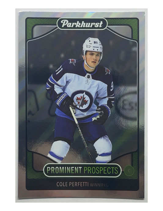 Cole Perfetti 2021-22 Upper Deck Parkhurst Prominent Prospects #PP16