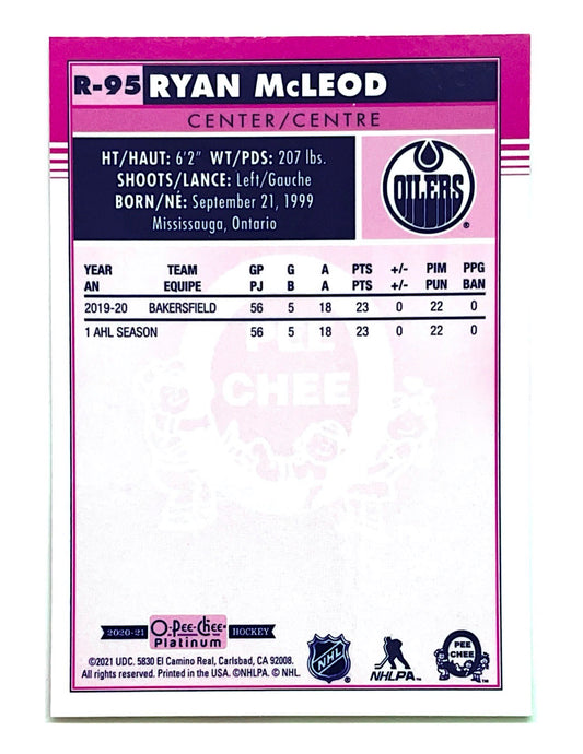 Ryan McLeod 2020-21 O-Pee-Chee Platinum Retro Rookie #R-95