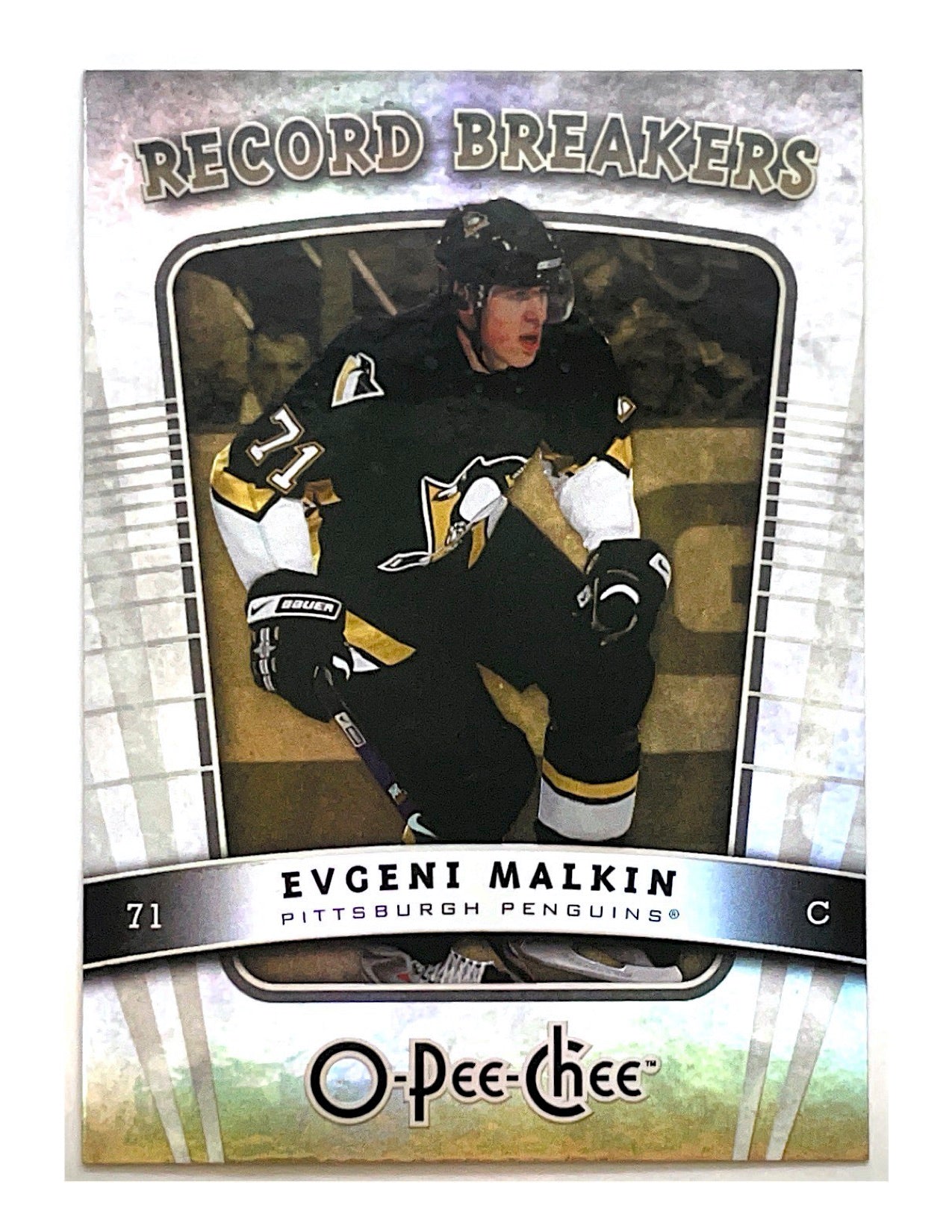 Evgeni Malkin 2007-08 O-Pee-Chee Record Breakers Rainbow #RB7