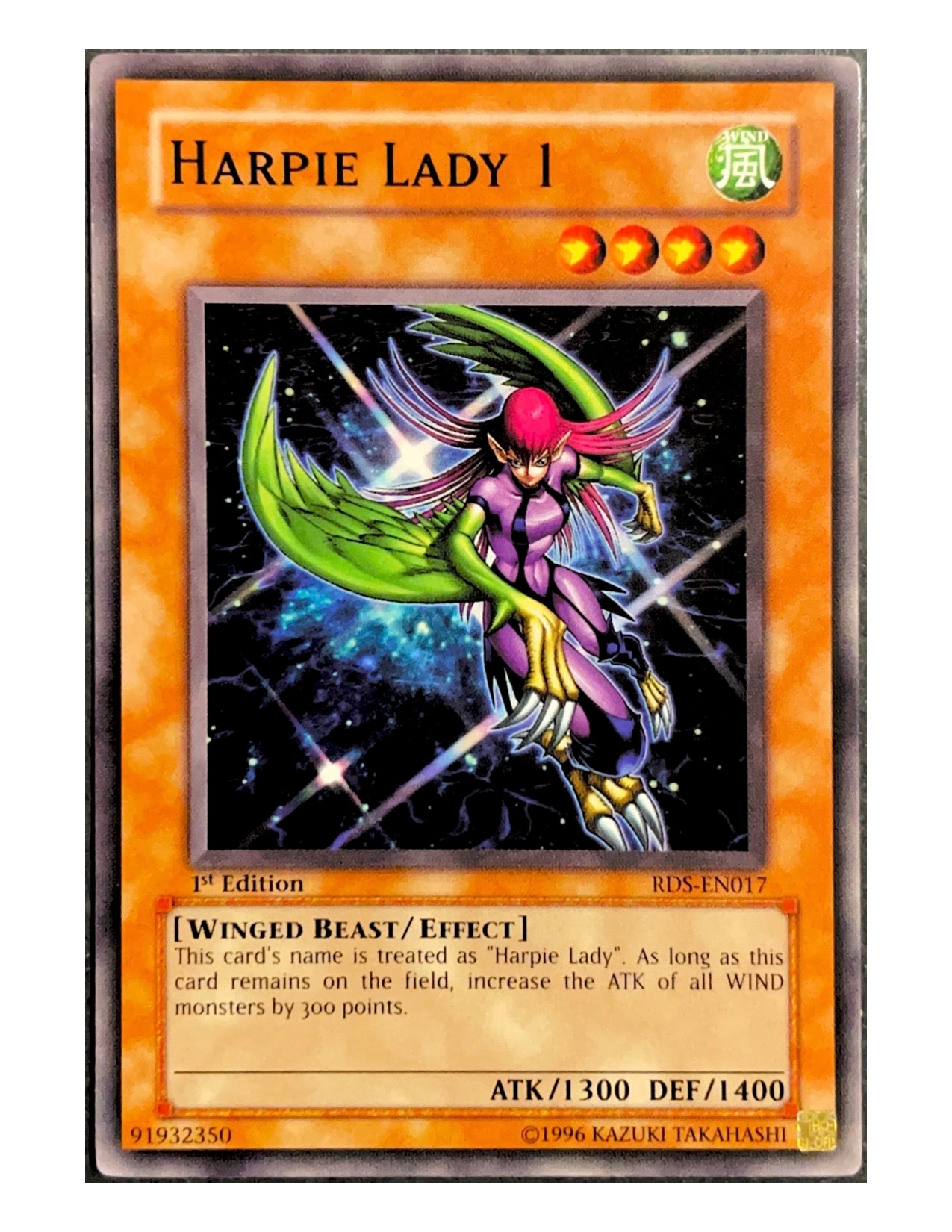 Harpie Lady 1 RDS-EN017 Common - 1st Edition