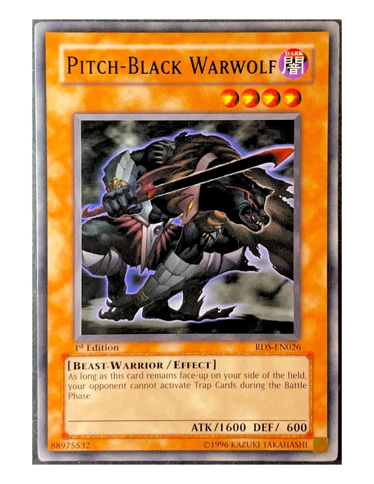 Pitch-Black Warwolf RDS-EN026 Common - 1st Edition