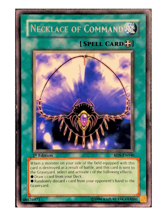Necklace Of Command RDS-EN040 Rare - 1st Edition