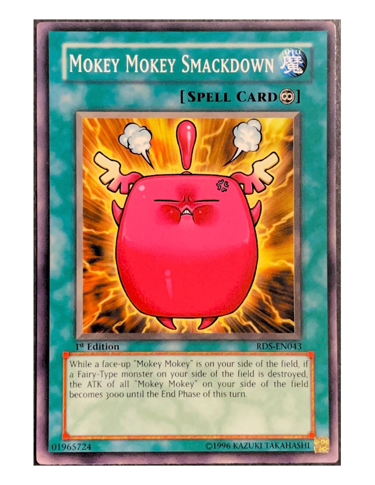 Mokey Mokey Smackdown RDS-EN043 Common - 1st Edition