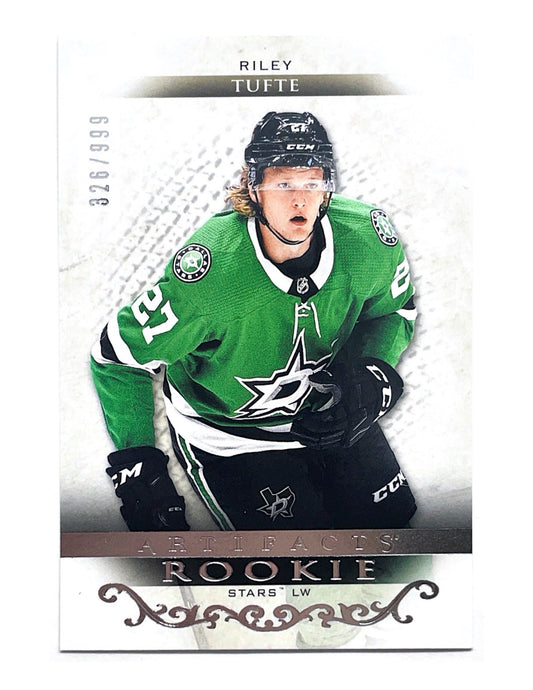 Riley Tufte 2021-22 Upper Deck Artifacts Rookie #RED190 - 326/999