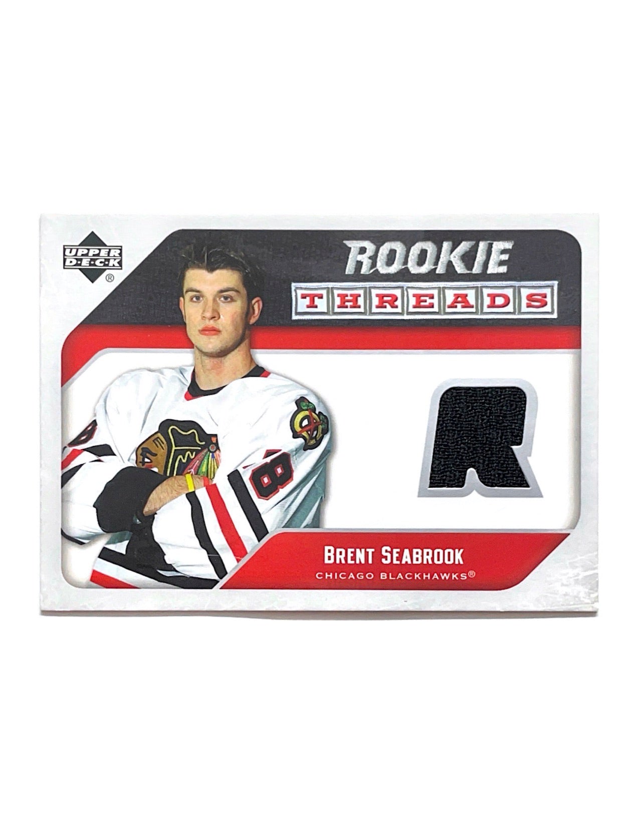 Brent Seabrook 2005-06 Upper Deck Series 1 Rookie Threads Jersey #RT-BS