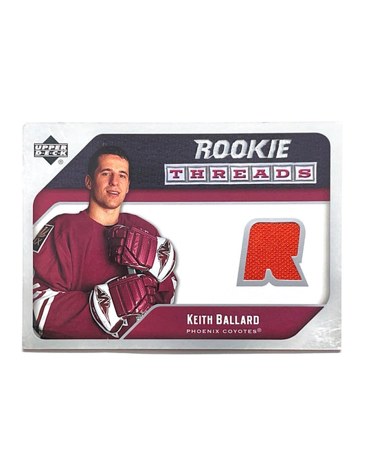 Keith Ballard 2005-06 Upper Deck Series 1 Rookie Threads Jersey #RT-KB