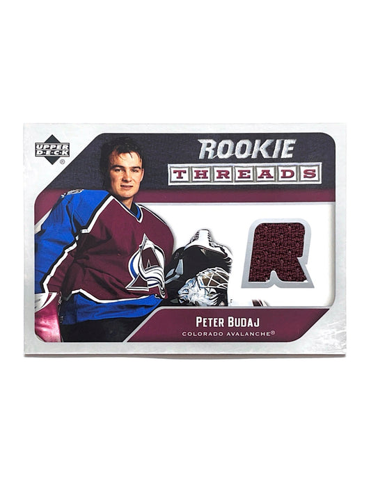 Peter Budaj 2005-06 Upper Deck Series 1 Rookie Threads Jersey #RT-PB