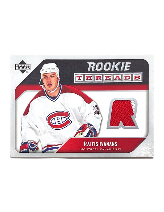 Raitis Ivanans 2005-06 Upper Deck Series 1 Rookie Threads Jersey #RT-RI