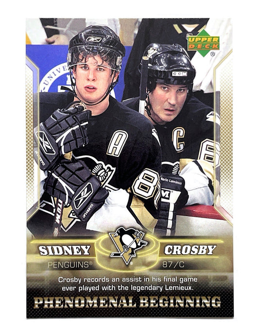 Sidney Crosby 2005-06 Upper Deck Phenomenal Beginning #14