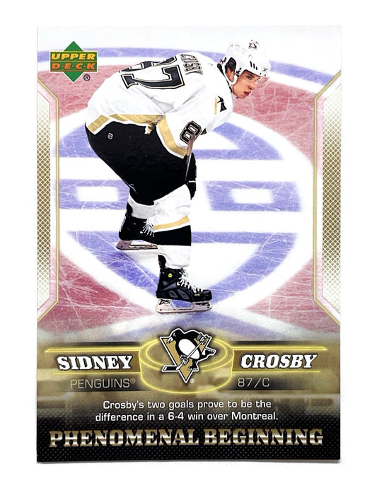 Sidney Crosby 2005-06 Upper Deck Phenomenal Beginning #19