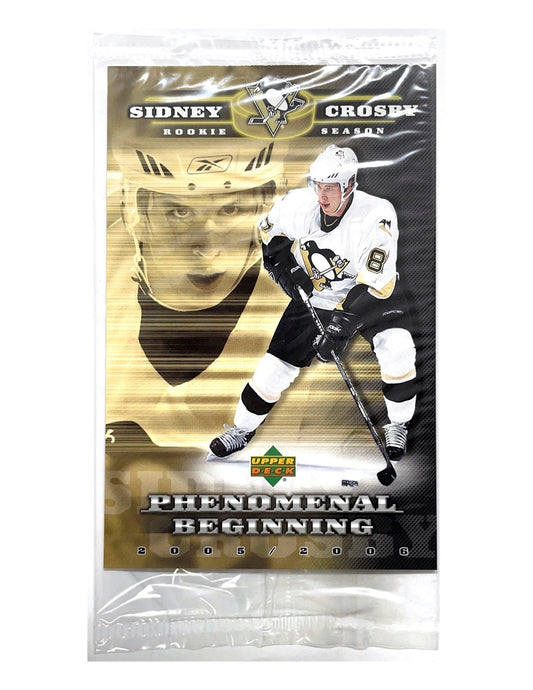 Sidney Crosby 2005-06 Upper Deck Phenomenal Beginning Jumbo 3.5x5 Promo Sealed #SC1