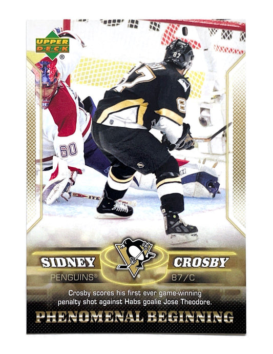 Sidney Crosby 2005-06 Upper Deck Phenomenal Beginning #9