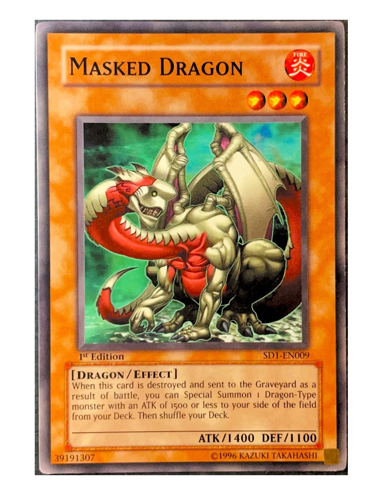 Masked Dragon SD1-EN009 Common - 1st Edition