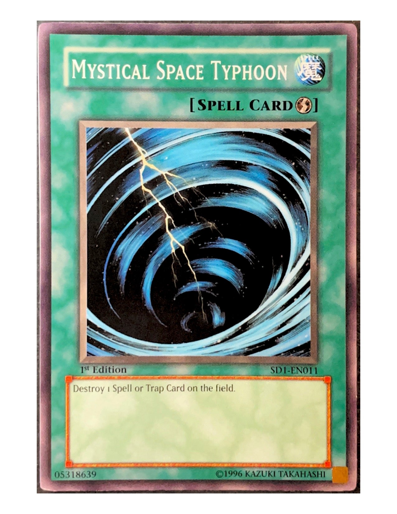 Mystical Space Typhoon SD1-EN011 Common - 1st Edition