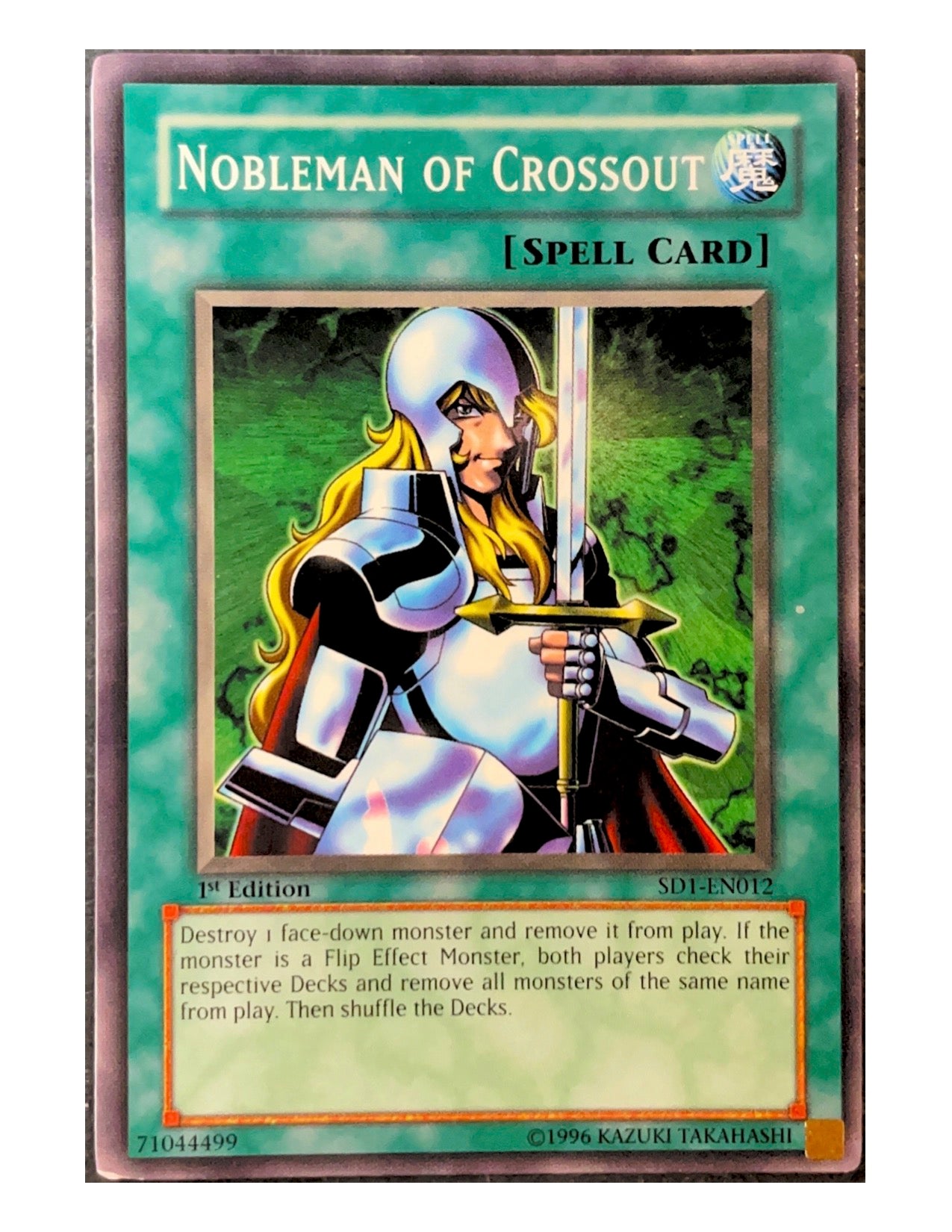 Nobleman Of Crossout SD1-EN012 Common - 1st Edition