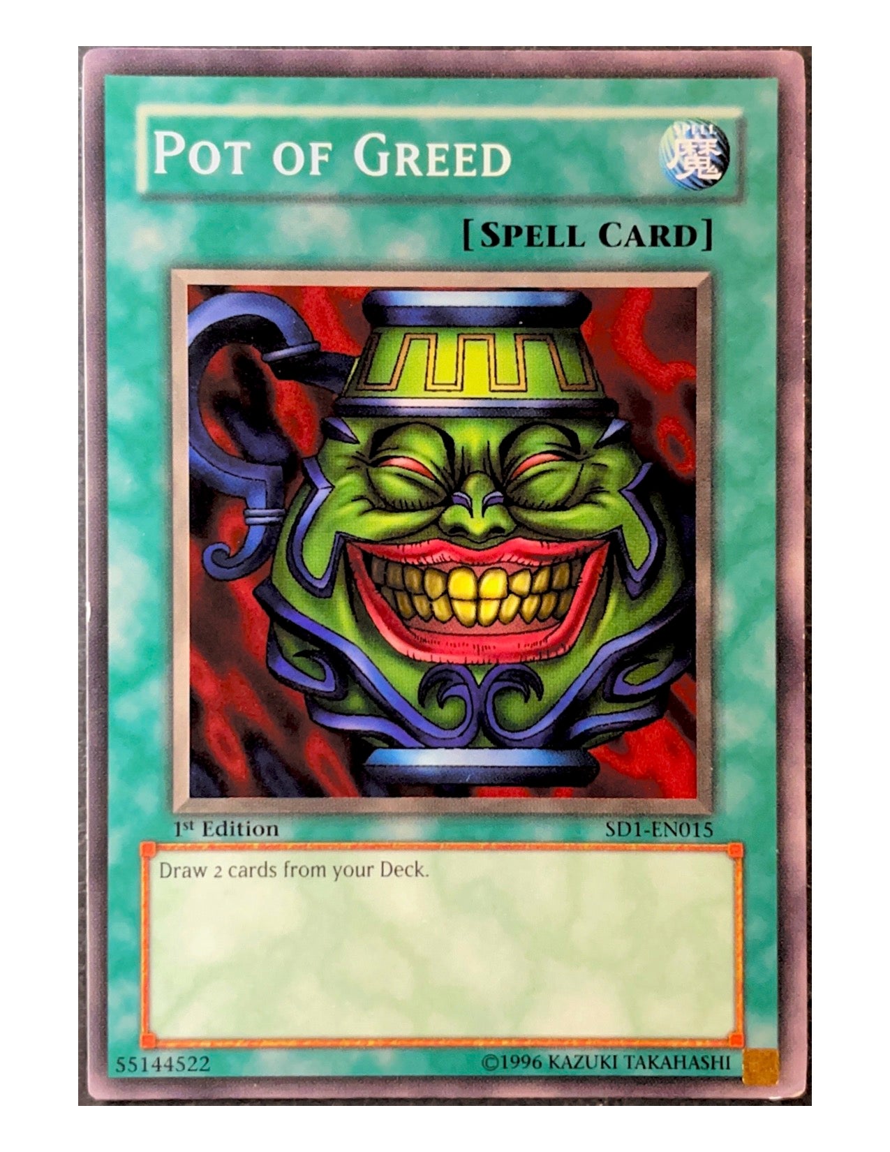 Pot Of Greed SD1-EN015 Common - 1st Edition