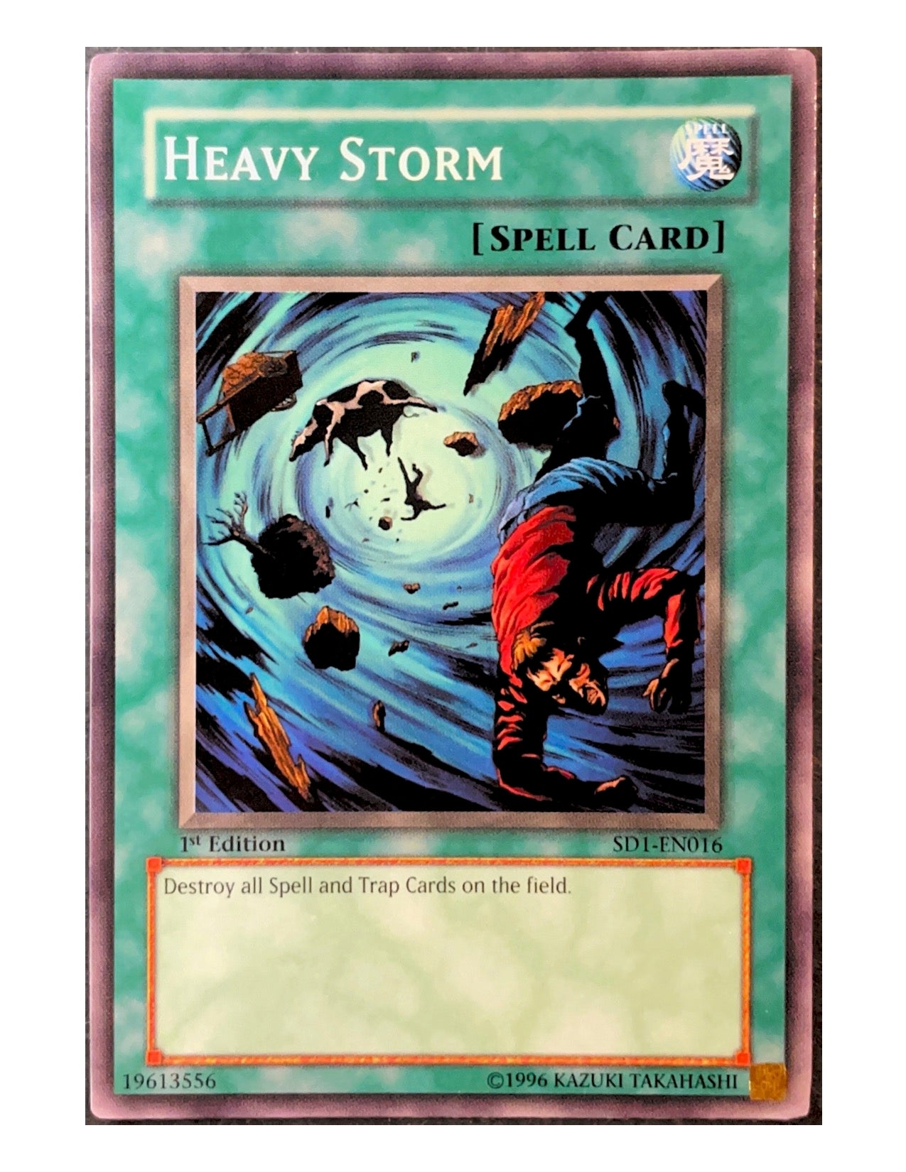 Heavy Storm SD1-EN016 Common - 1st Edition