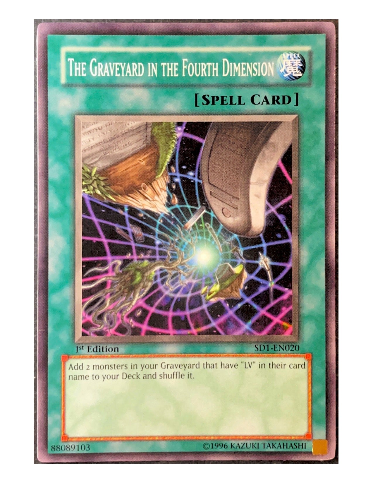 The Graveyard In The Fourth Dimension SD1-EN020 Common - 1st Edition