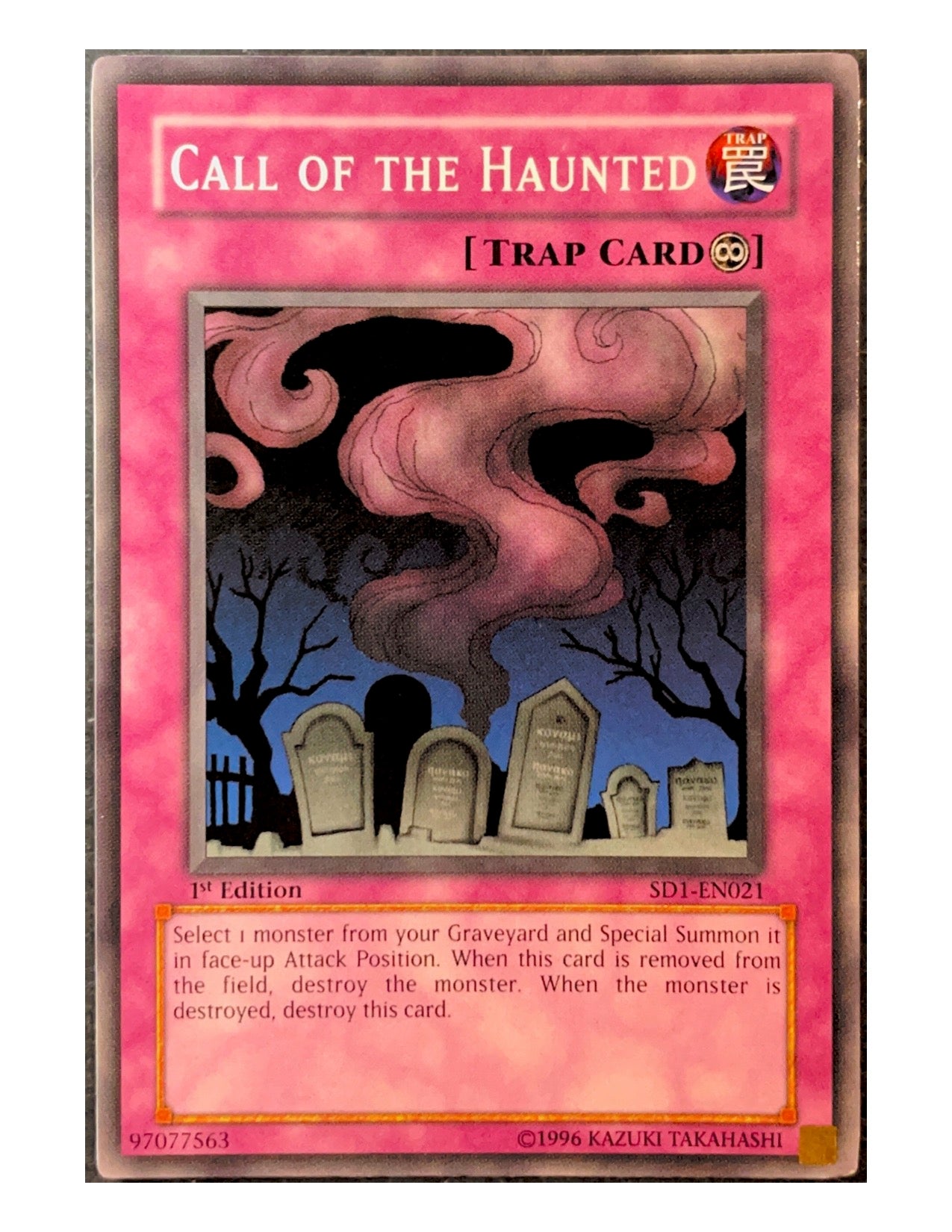 Call Of The Haunted SD1-EN021 Common - 1st Edition