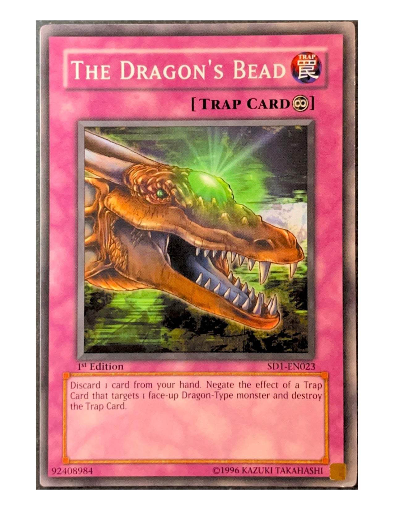 The Dragon's Bead SD1-EN023 Common - 1st Edition