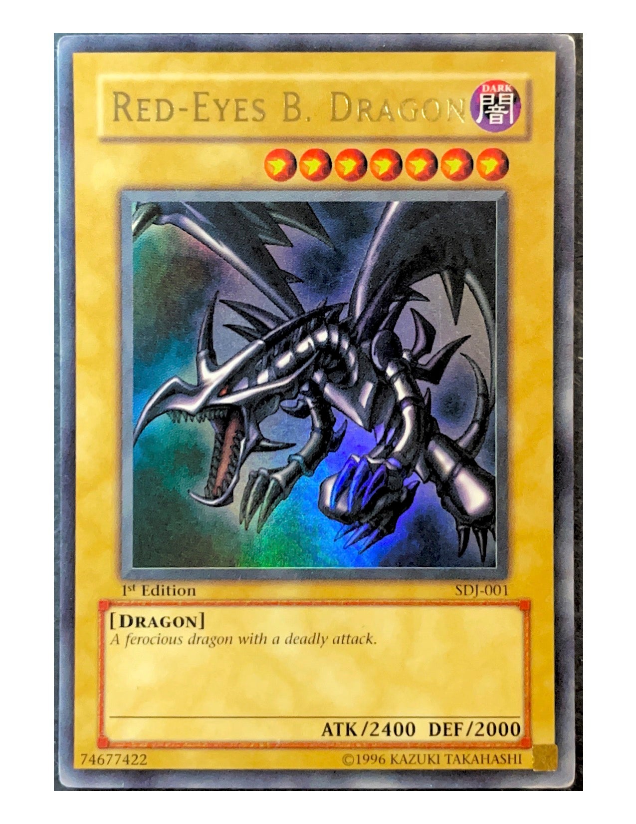 Red Eyes B. Dragon SDJ-001 Ultra Rare - 1st Edition
