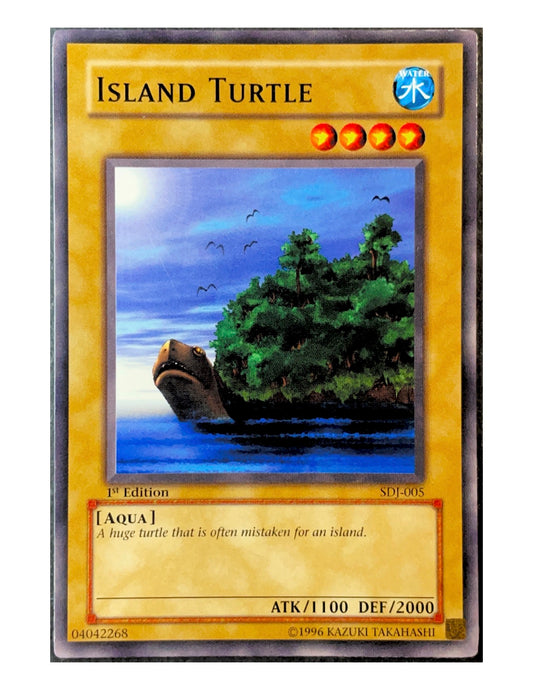 Island Turtle SDJ-005 Common - 1st Edition
