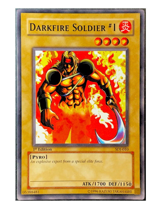 Darkfire Soldier #1 SDJ-010 Common - 1st Edition