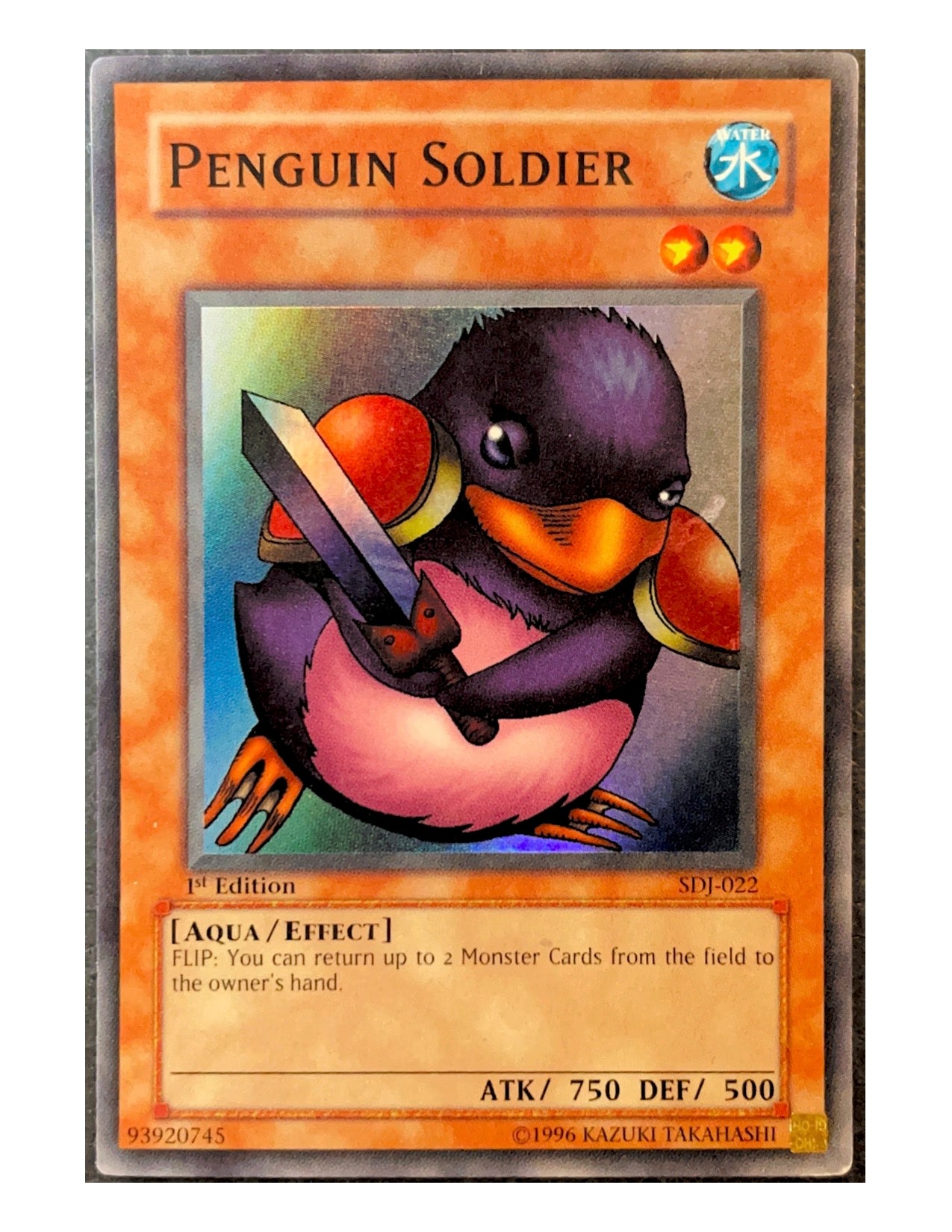 Penguin Soldier SDJ-022 Super Rare - 1st Edition