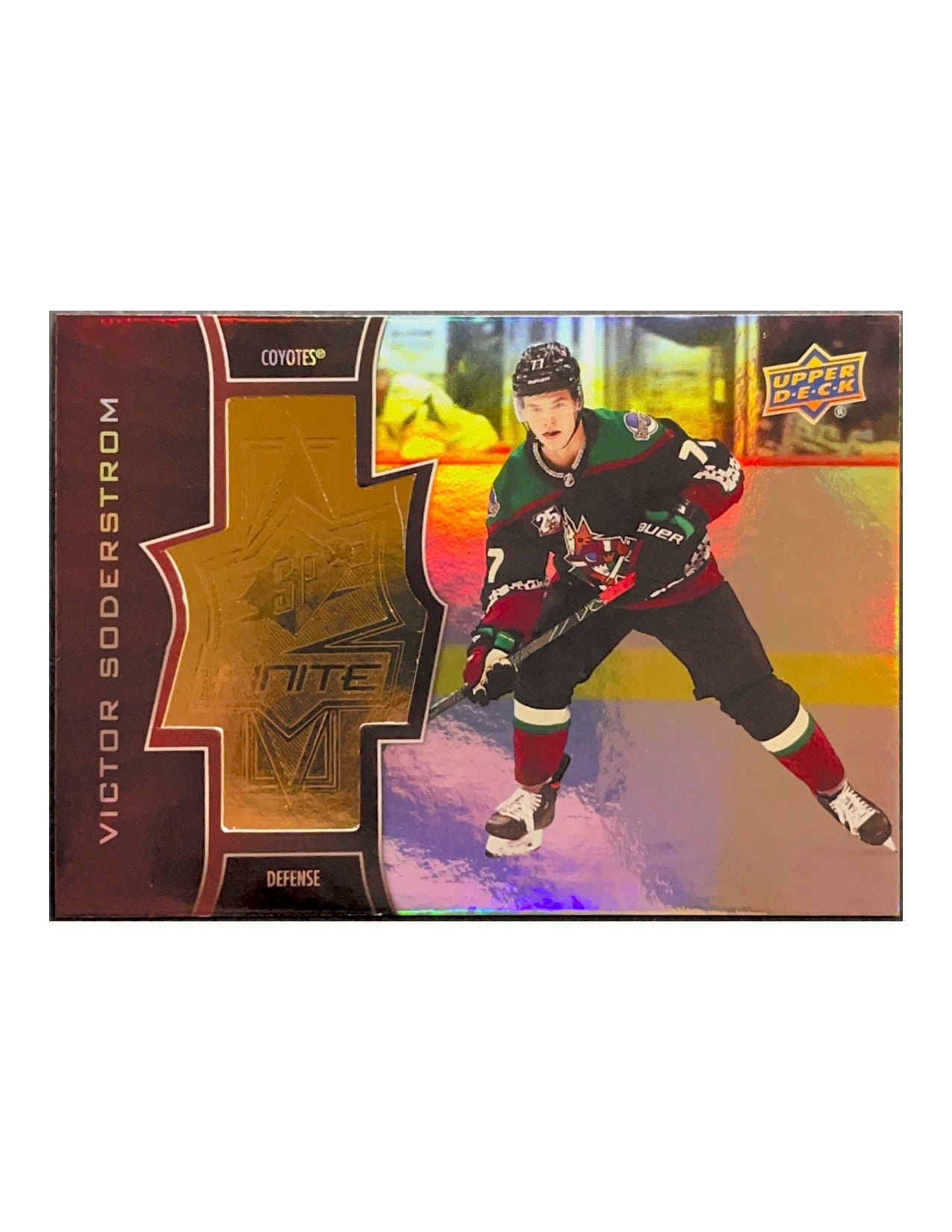 Victor Soderstrom 2020-21 Upper Deck Extended Series SPx Finite Gold #SF-32 - 268/299