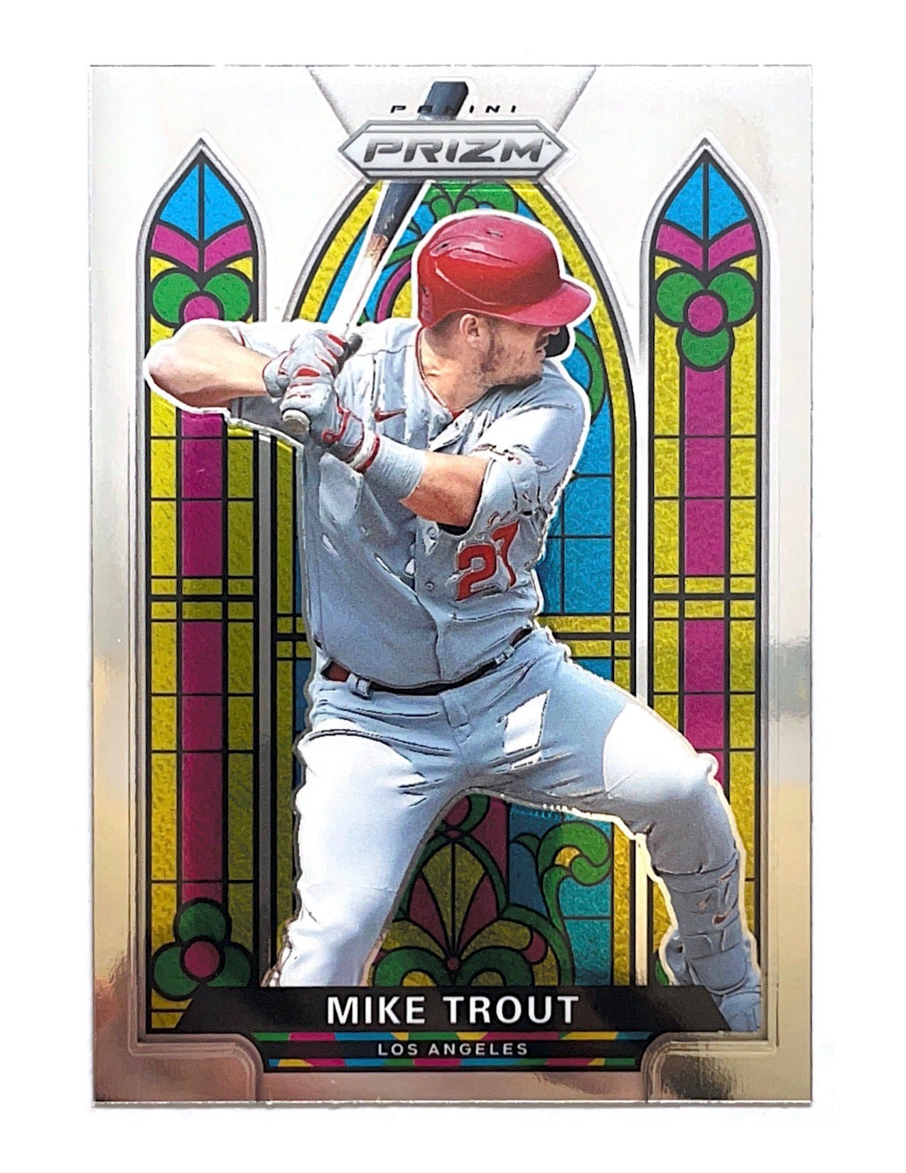 Mike Trout 2021 Panini Prizm Stain Glass #SG-1