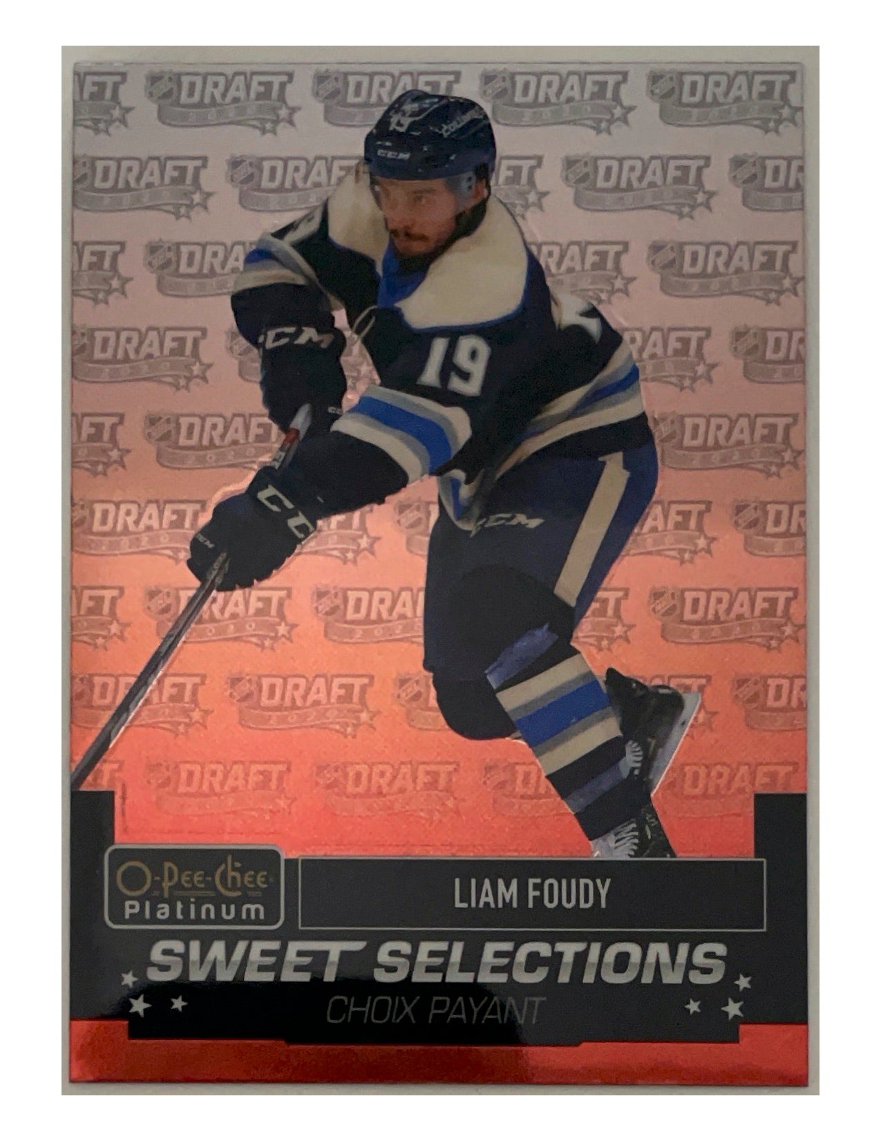 Liam Foudy 2020-21 O-Pee-Chee Platinum Sweet Selections #SS-15