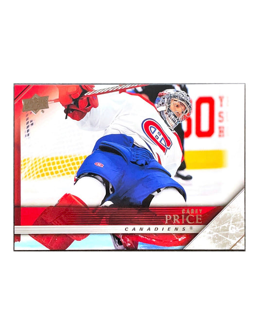Carey Price 2020-21 Upper Deck Extended Series Tribute #T-36