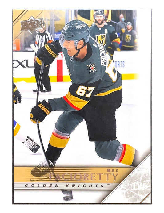 Max Pacioretty 2020-21 Upper Deck Extended Series Tribute #T-68