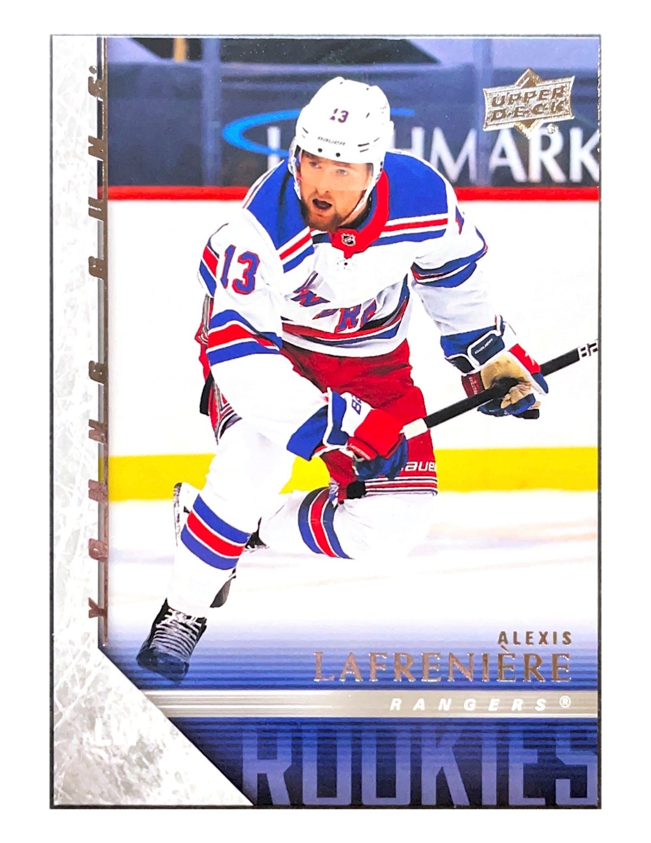 Alexis Lafreniere 2020-21 Upper Deck Extended Series Tribute Young Guns #T-76