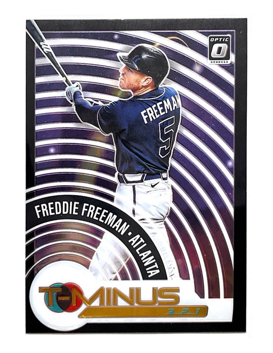 Freddie Freeman 2021 Panini Donruss Optic T-Minus Prizm #TM12