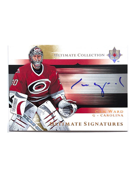 Cam Ward 2005-06 Upper Deck Ultimate Collection Ultimate Signatures #US-CW